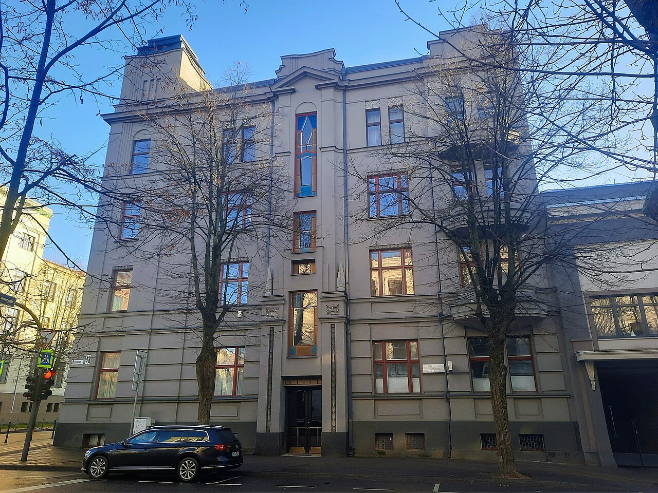 The Art Deco Museum building at Gedimino Street 48 in Kaunas