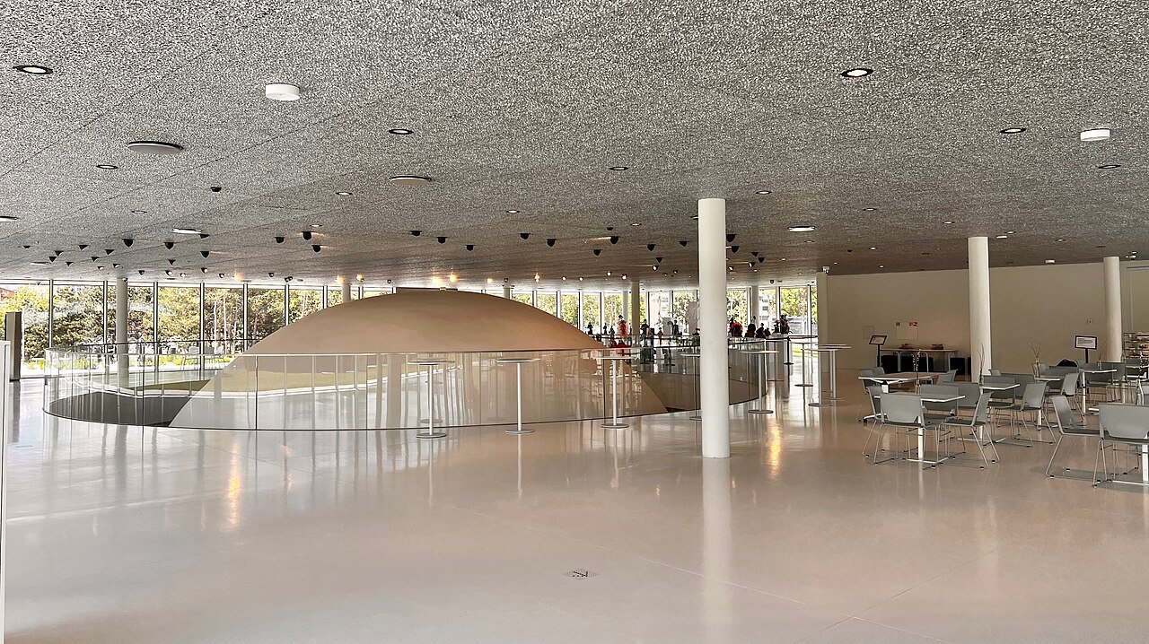 Inside Mokslo Sala science centre in Kaunas