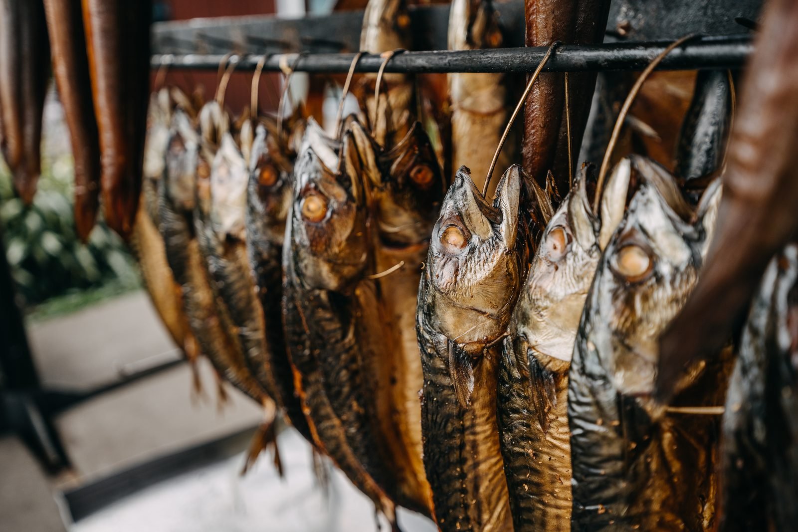 Smoked fish in Nida on the Curonian Spit