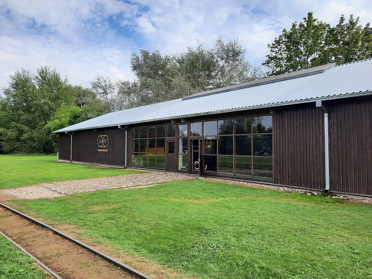 Narrow-gauge railway at Anykščiai station