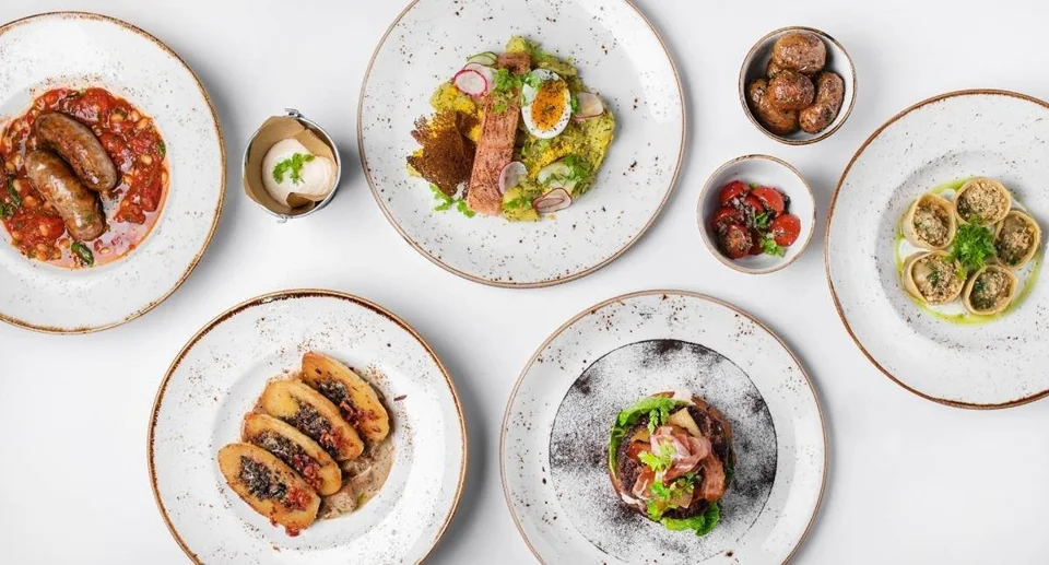 A selection of dishes pictured by Stikliai Tavern.