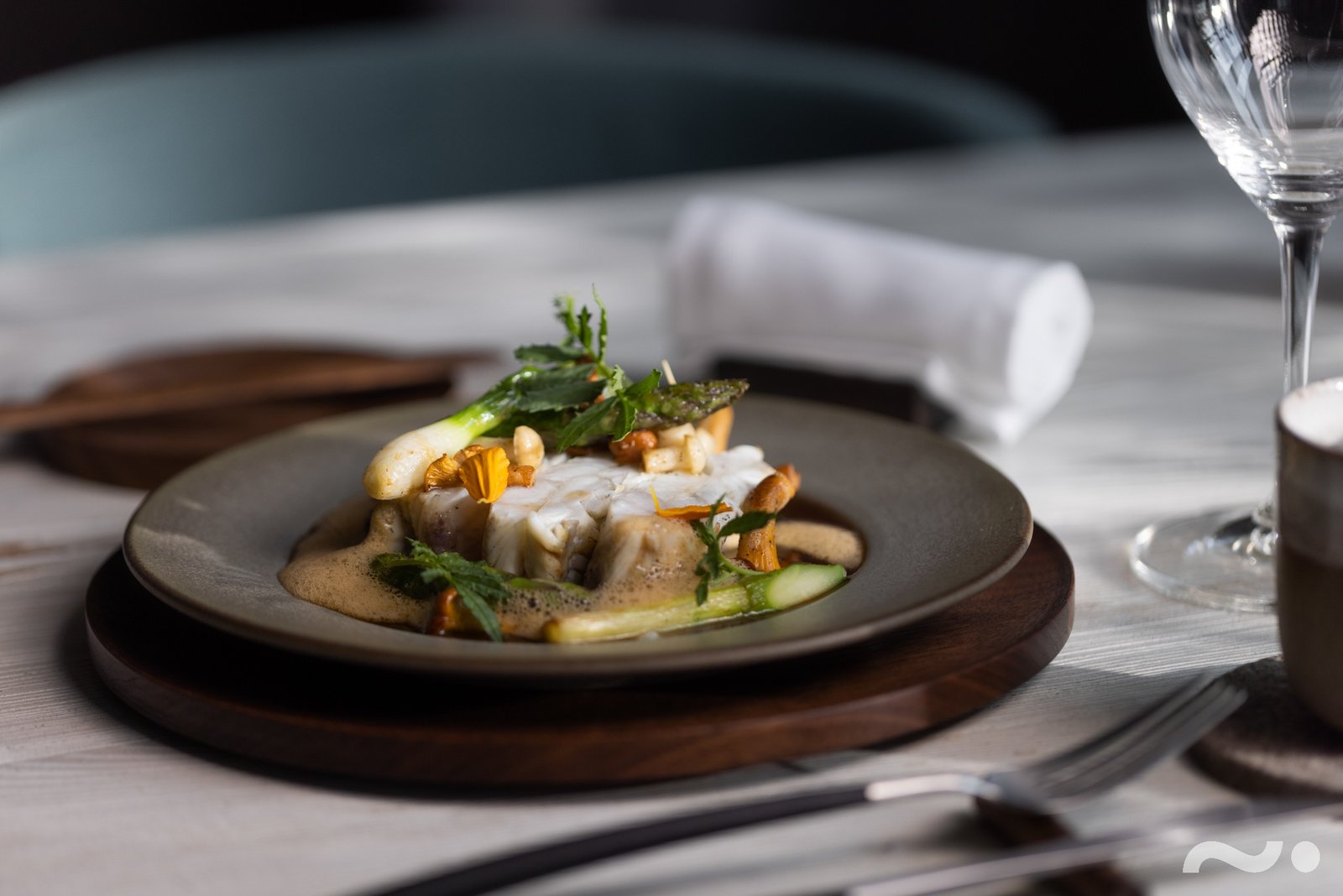 Fish dish at Monai in Klaipėda